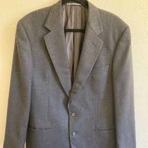 ERMENEGILDO ZEGNA soft wool men’s suit jacket